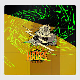 Магнитный плакат 3Х3 с принтом Hades (Зевс) в Санкт-Петербурге, Полимерный материал с магнитным слоем | 9 деталей размером 9*9 см | Тематика изображения на принте: hades | аид | загрей | зевс | игра | олимп