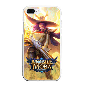 Чехол для iPhone 7Plus/8 Plus матовый с принтом Mobile legends в Санкт-Петербурге, Силикон | Область печати: задняя сторона чехла, без боковых панелей | 5v5 | bang bang | dota | game | heroes | kill | legends | moba | mobile | mobile legends | mobile moba | pvp | герои | дота | игра | легенда | моба | мобла