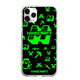 Чехол для iPhone 11 Pro матовый с принтом Minecraft в Санкт-Петербурге, Силикон |  | Тематика изображения на принте: minecraft | алекс | белый | блоки | ведьма | взрывчатка | визера | волк | гаст | добывать | дракон | зеленый куб | зомби | игра | крафт | крипер | кубики | лошадка | майн | майнкрафт | манкрафт | овечка | оцелот
