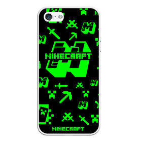 Чехол для iPhone 5/5S матовый с принтом Minecraft в Санкт-Петербурге, Силикон | Область печати: задняя сторона чехла, без боковых панелей | minecraft | алекс | белый | блоки | ведьма | взрывчатка | визера | волк | гаст | добывать | дракон | зеленый куб | зомби | игра | крафт | крипер | кубики | лошадка | майн | майнкрафт | манкрафт | овечка | оцелот
