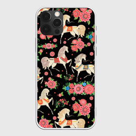 Чехол для iPhone 12 Pro Max с принтом лошади и цветы в Санкт-Петербурге, Силикон |  | Тематика изображения на принте: horse | horseshoe | акварель | головалошади | грива | жеребец | животные | конь | лошадь | лошадьскрыльями | подкова | природа | рисуноккрасками
