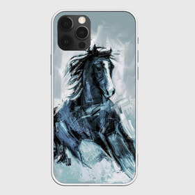 Чехол для iPhone 12 Pro Max с принтом нарисованный конь в Санкт-Петербурге, Силикон |  | Тематика изображения на принте: horse | horseshoe | акварель | головалошади | грива | жеребец | животные | конь | лошадь | лошадьскрыльями | подкова | природа | рисуноккрасками