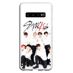 Чехол для Samsung Galaxy S10 с принтом STRAY KIDS в Санкт-Петербурге, Силикон | Область печати: задняя сторона чехла, без боковых панелей | Тематика изображения на принте: bang chan | changbin | felix | han | hyunjin | i.n. | k pop | lee know | seungmin | skz | stray kids | идолы | к поп