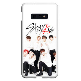 Чехол для Samsung S10E с принтом STRAY KIDS в Санкт-Петербурге, Силикон | Область печати: задняя сторона чехла, без боковых панелей | Тематика изображения на принте: bang chan | changbin | felix | han | hyunjin | i.n. | k pop | lee know | seungmin | skz | stray kids | идолы | к поп