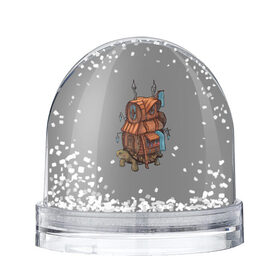 Снежный шар с принтом Магическая лавка в Санкт-Петербурге, Пластик | Изображение внутри шара печатается на глянцевой фотобумаге с двух сторон | magic | potion | shop | turtle | дом | зелье | лавка | магия | черепаха