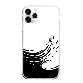 Чехол для iPhone 11 Pro Max матовый с принтом Good Vibes в Санкт-Петербурге, Силикон |  | акварель | брызги | вода | волна | краска | море | природа | текстура | черно белый