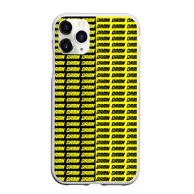 Чехол для iPhone 11 Pro Max матовый с принтом DAMN в Санкт-Петербурге, Силикон |  | black | damn | damn jacket | damn lettering | damn mug | damn print | damn t shirt | for cool | yellow | yellow and black | для крутых | желтый | желтый и черный | кофта damn | кружка damn | надпись damn | принт damn | футболка damn | черный