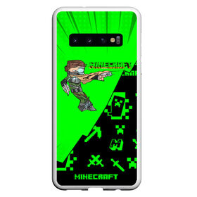 Чехол для Samsung Galaxy S10 с принтом Minecraft в Санкт-Петербурге, Силикон | Область печати: задняя сторона чехла, без боковых панелей | Тематика изображения на принте: minecraft | алекс | белый | блоки | ведьма | взрывчатка | визера | волк | гаст | добывать | дракон | зеленый куб | зомби | игра | крафт | крипер | кубики | лошадка | майн | майнкрафт | манкрафт | овечка | оцелот