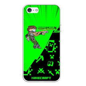 Чехол для iPhone 5/5S матовый с принтом Minecraft в Санкт-Петербурге, Силикон | Область печати: задняя сторона чехла, без боковых панелей | minecraft | алекс | белый | блоки | ведьма | взрывчатка | визера | волк | гаст | добывать | дракон | зеленый куб | зомби | игра | крафт | крипер | кубики | лошадка | майн | майнкрафт | манкрафт | овечка | оцелот