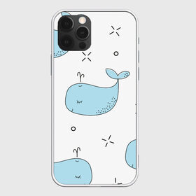 Чехол для iPhone 12 Pro Max с принтом Маленькие киты в Санкт-Петербурге, Силикон |  | Тематика изображения на принте: детский | кит | маленький | море | морской | прикольный | рисунок | рыбы | скетч