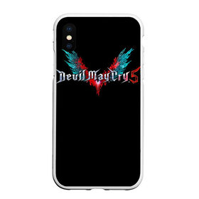 Чехол для iPhone XS Max матовый с принтом Devil May Cry в Санкт-Петербурге, Силикон | Область печати: задняя сторона чехла, без боковых панелей | 3d. | demon | devil | devil may cry 5 | games | демон | дьявол | игры