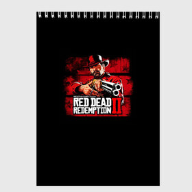 Скетчбук с принтом red dead redemption 2 в Санкт-Петербурге, 100% бумага
 | 48 листов, плотность листов — 100 г/м2, плотность картонной обложки — 250 г/м2. Листы скреплены сверху удобной пружинной спиралью | action | red dead redemption 2 | rockstar games | вестерн | игра | ковбой | ружье | стрелялка | экшен