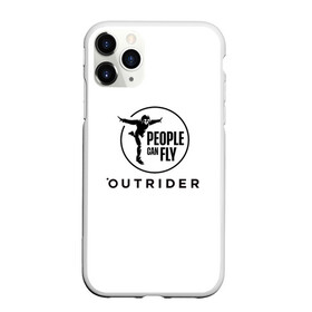 Чехол для iPhone 11 Pro Max матовый с принтом OUTRIDERS в Санкт-Петербурге, Силикон |  | outriders | people can fly | игра | разработчики | фантастика | шутер