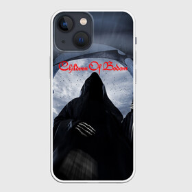 Чехол для iPhone 13 mini с принтом Children of Bodom (Z) в Санкт-Петербурге,  |  | century media | children of bodom | fearless records | nuclear blast | spinefarm records | алекси лайхо | дети озера бодом | дэниел фрэйберг | хенкка сеппяля | эспоо | янне вирман | яска раатикайнен