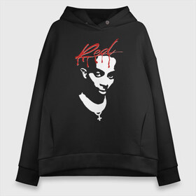 Женское худи Oversize хлопок с принтом Playboi Carti Whole Lotta Red в Санкт-Петербурге, френч-терри — 70% хлопок, 30% полиэстер. Мягкий теплый начес внутри —100% хлопок | боковые карманы, эластичные манжеты и нижняя кромка, капюшон на магнитной кнопке | carti | caty | lotta | merch | playboi | playboy | red | trap | whole | wlr | альбом | карти | мерч | новый | плейбой