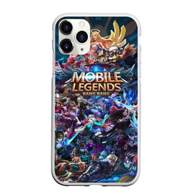 Чехол для iPhone 11 Pro матовый с принтом Mobile Legends (Z) в Санкт-Петербурге, Силикон |  | 515 unite | bang bang | battle arena | moba | mobile legends | mobile legends bang bang | online battle arena