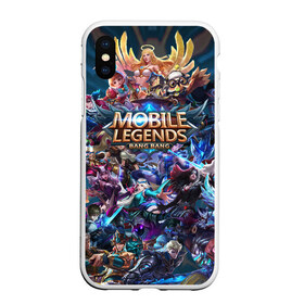 Чехол для iPhone XS Max матовый с принтом Mobile Legends (Z) в Санкт-Петербурге, Силикон | Область печати: задняя сторона чехла, без боковых панелей | Тематика изображения на принте: 515 unite | bang bang | battle arena | moba | mobile legends | mobile legends bang bang | online battle arena