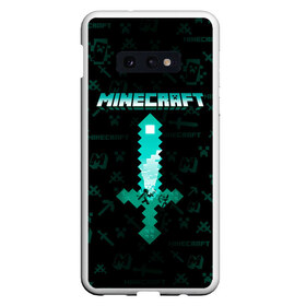 Чехол для Samsung S10E с принтом Minecraft в Санкт-Петербурге, Силикон | Область печати: задняя сторона чехла, без боковых панелей | minecraft | алекс | белый | блоки | ведьма | взрывчатка | визера | волк | гаст | добывать | дракон | зеленый куб | зомби | игра | крафт | крипер | кубики | лошадка | майн | майнкрафт | манкрафт | овечка | оцелот