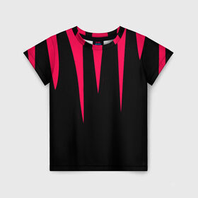 Детская футболка 3D с принтом Полуночный огонь в Санкт-Петербурге, 100% гипоаллергенный полиэфир | прямой крой, круглый вырез горловины, длина до линии бедер, чуть спущенное плечо, ткань немного тянется | вечер | ночь | огонек | пламя | пожар | сумерки | темнота | тьма