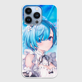 Чехол для iPhone 13 Pro с принтом Рем в Санкт-Петербурге,  |  | anime | re zero | re: zero kara hajimeru isekai seikatsu | re: жизнь с нуля в альтернативном мире | rem | демон | ре зеро | рем | рэм