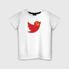 Детская футболка хлопок с принтом Team Trump в Санкт-Петербурге, 100% хлопок | круглый вырез горловины, полуприлегающий силуэт, длина до линии бедер | donald j. trump | team trump | trump | twitter | сша | твиттер | трамп