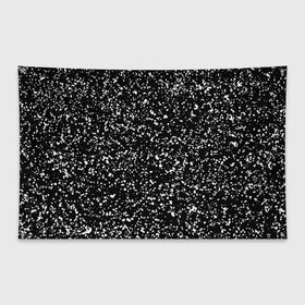 Флаг-баннер с принтом Черно- белое в Санкт-Петербурге, 100% полиэстер | размер 67 х 109 см, плотность ткани — 95 г/м2; по краям флага есть четыре люверса для крепления | капли | краска | кружочки | минимализм | точки