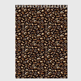 Скетчбук с принтом Кофе в Зёрнах в Санкт-Петербурге, 100% бумага
 | 48 листов, плотность листов — 100 г/м2, плотность картонной обложки — 250 г/м2. Листы скреплены сверху удобной пружинной спиралью | americano | coffee | espresso | latte | nescafe | американо | бариста | бармен | капучино | кофе | кофевар | кофейные зерна | кофейня | кружка кофе | латте | макиато | моккачино | мокко | нескафе | чай | чашка кофе | шоколад
