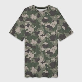 Платье-футболка 3D с принтом Классический камуфляж в Санкт-Петербурге,  |  | 23 февраля | армия | военная | зелень | камуфляж | листья | маскировка | осень | охота | паттерн | рыбалка | солдат | текстуры