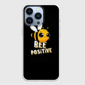 Чехол для iPhone 13 Pro с принтом ПЧЁЛКА в Санкт-Петербурге,  |  | bee | cute | inscription | positive | striped | wasp | бее | милота | надпись | насекомое | оса | позитив | полосатая | пчела | пчелка
