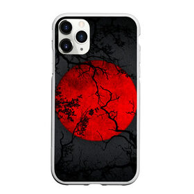 Чехол для iPhone 11 Pro Max матовый с принтом Dark в Санкт-Петербурге, Силикон |  | Тематика изображения на принте: ветка | дерево | кровавая луна | луна | полнолуние | сакура | тьма | япония