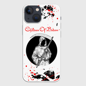 Чехол для iPhone 13 mini с принтом Children of Bodom (Z) в Санкт-Петербурге,  |  | century media | children bodom | children of bodom | fearless records | nuclear blast | spinefarm records | алекси лайхо | дети озера | дети озера бодом | дэниел фрэйберг | жнец | мрак | хенкка сеппяля | эспоо | янн