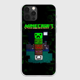 Чехол для iPhone 12 Pro Max с принтом Minecraft в Санкт-Петербурге, Силикон |  | Тематика изображения на принте: minecraft | алекс | белый | блоки | ведьма | взрывчатка | визера | волк | гаст | добывать | дракон | зеленый куб | зомби | игра | крафт | крипер | кубики | лошадка | майн | майнкрафт | манкрафт | овечка | оцелот