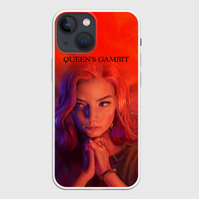 Чехол для iPhone 13 mini с принтом Queens Gambit Ход Королевы в Санкт-Петербурге,  |  | the queens gambit | бэт хармон | королева | милая девушка | рыжая | рыжая девушка | сериал | сериал про шахматы | ход королевы | шахматы | элизабет хармон