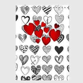 Скетчбук с принтом Сердца в Санкт-Петербурге, 100% бумага
 | 48 листов, плотность листов — 100 г/м2, плотность картонной обложки — 250 г/м2. Листы скреплены сверху удобной пружинной спиралью | 14 февраля | hearts background | валентинов день | влюбленным | девушке | день святого валентина | жене | кардиологу | любимой | любимому | люблю | любовь | мужу | парню | сердца графика | сердца фон
