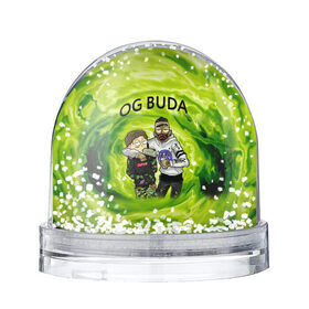 Снежный шар с принтом Репер - OG Buda в Санкт-Петербурге, Пластик | Изображение внутри шара печатается на глянцевой фотобумаге с двух сторон | lil melon | og buda | seemee. | оджи буда | репер | рэп исполнитель | федук