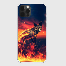 Чехол для iPhone 12 Pro Max с принтом Огненная лиса в Санкт-Петербурге, Силикон |  | fox | foxy | животное | звери | лиса | лисенок | лисичка | милая | рыжая | фокс
