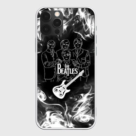 Чехол для iPhone 12 Pro Max с принтом The Beatles в Санкт-Петербурге, Силикон |  | beatles | music | retro | rock | битлз | гитара | джон леннон | джордж харрисон | дым | логотипы групп | музыка | песни | пол маккартини | ретро | ринго старр | рок группа | рокерские | старый рок | черно белый