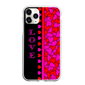 Чехол для iPhone 11 Pro Max матовый с принтом LOVE в Санкт-Петербурге, Силикон |  | 8 марта | heart | love you | valentines day | валентинка | влюбленным | девушке | день рождения | жена | женщинам | лучшая | любимая | люблю | любовь | молодоженам | подарок | поздравление | праздник | самая | свадьба