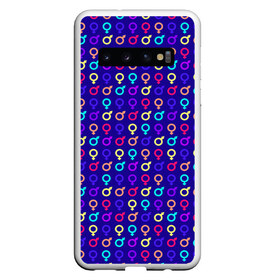 Чехол для Samsung Galaxy S10 с принтом Символы Гендера в Санкт-Петербурге, Силикон | Область печати: задняя сторона чехла, без боковых панелей | Тематика изображения на принте: 