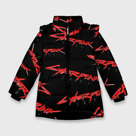 Зимняя куртка для девочек 3D с принтом Cyberpunk 2077 red в Санкт-Петербурге, ткань верха — 100% полиэстер; подклад — 100% полиэстер, утеплитель — 100% полиэстер. | длина ниже бедра, удлиненная спинка, воротник стойка и отстегивающийся капюшон. Есть боковые карманы с листочкой на кнопках, утяжки по низу изделия и внутренний карман на молнии. 

Предусмотрены светоотражающий принт на спинке, радужный светоотражающий элемент на пуллере молнии и на резинке для утяжки. | 2077 | cyber punk 2077 | cyberpunk | cyberpunk2077art | red | samurai | киберпанк | красный 2077