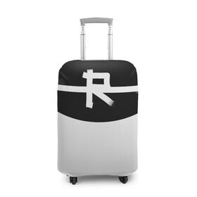 Чехол для чемодана 3D с принтом arttaram в Санкт-Петербурге, 86% полиэфир, 14% спандекс | двустороннее нанесение принта, прорези для ручек и колес | Тематика изображения на принте: arttaram | logo | watermark | логотип | подпись