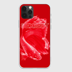 Чехол для iPhone 12 Pro Max с принтом Самый сексуальный в Санкт-Петербурге, Силикон |  | red | альфа | альфа самец | красный | рыба | рыбка