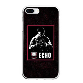 Чехол для iPhone 7Plus/8 Plus матовый с принтом Echo в Санкт-Петербурге, Силикон | Область печати: задняя сторона чехла, без боковых панелей | echo | r6s | rainbow six siege | оперативник | персонаж | эхо