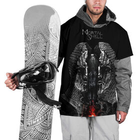 Накидка на куртку 3D с принтом Mortal Shell в Санкт-Петербурге, 100% полиэстер |  | Тематика изображения на принте: mortal shell | игра | игровой | компьютерный | мортал шелл | подарок | черный