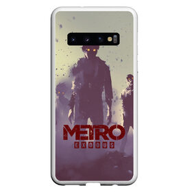 Чехол для Samsung Galaxy S10 с принтом Metro Exodus в Санкт-Петербурге, Силикон | Область печати: задняя сторона чехла, без боковых панелей | Тематика изображения на принте: 2033 | exodus | metro | metro 2033 | metro exodus | stalker | апокалипсис | диггер | дигеры | метро | разрушка | эпидемия