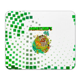 Коврик для мышки прямоугольный с принтом Minecraft в Санкт-Петербурге, натуральный каучук | размер 230 х 185 мм; запечатка лицевой стороны | minecraft | алекс | белый | блоки | ведьма | взрывчатка | визера | волк | гаст | добывать | дракон | зеленый куб | зомби | игра | крафт | крипер | кубики | лошадка | майн | майнкрафт | манкрафт | овечка | оцелот