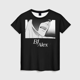 Женская футболка 3D с принтом Bj Alex в Санкт-Петербурге, 100% полиэфир ( синтетическое хлопкоподобное полотно) | прямой крой, круглый вырез горловины, длина до линии бедер | bj alex | аниме | анимеприкол | арт | кун | манга | манхва | парень