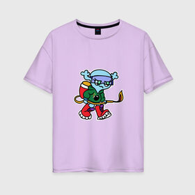 Женская футболка хлопок Oversize с принтом Инопланетяне рулят! 3.0 в Санкт-Петербурге, 100% хлопок | свободный крой, круглый ворот, спущенный рукав, длина до линии бедер
 | tgcarpg | игры | инопланетянин | мобилка | мультяшки | огнемет