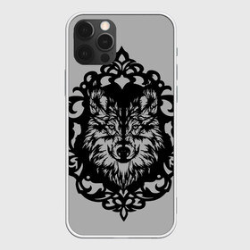 Чехол для iPhone 12 Pro Max с принтом Благородный серый волк в Санкт-Петербурге, Силикон |  | tattoo | wolf | волк | волка | волков | волчий | голова | дикий | животные | защитник | зверь | картинка | крутой | нос | одинокий | рык | серый | тату | тотем | тотемное животное | черный