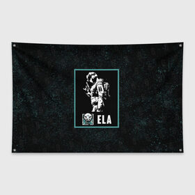 Флаг-баннер с принтом Ela в Санкт-Петербурге, 100% полиэстер | размер 67 х 109 см, плотность ткани — 95 г/м2; по краям флага есть четыре люверса для крепления | ela | r6s | rainbow six siege | оперативник | персонаж | эла